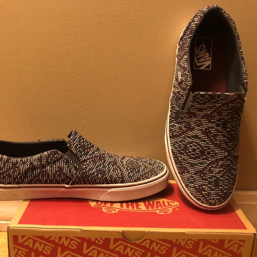 Slip on pattern vans